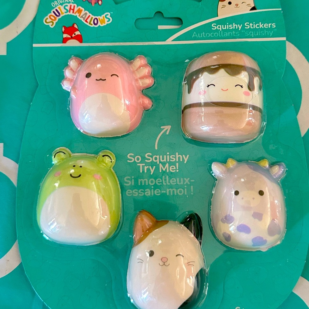 NIB || Squishmallows Squishy Stickers